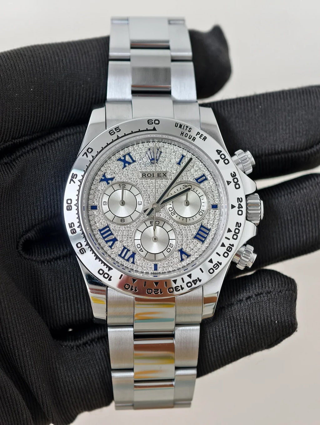 Daytona Moissanite dial