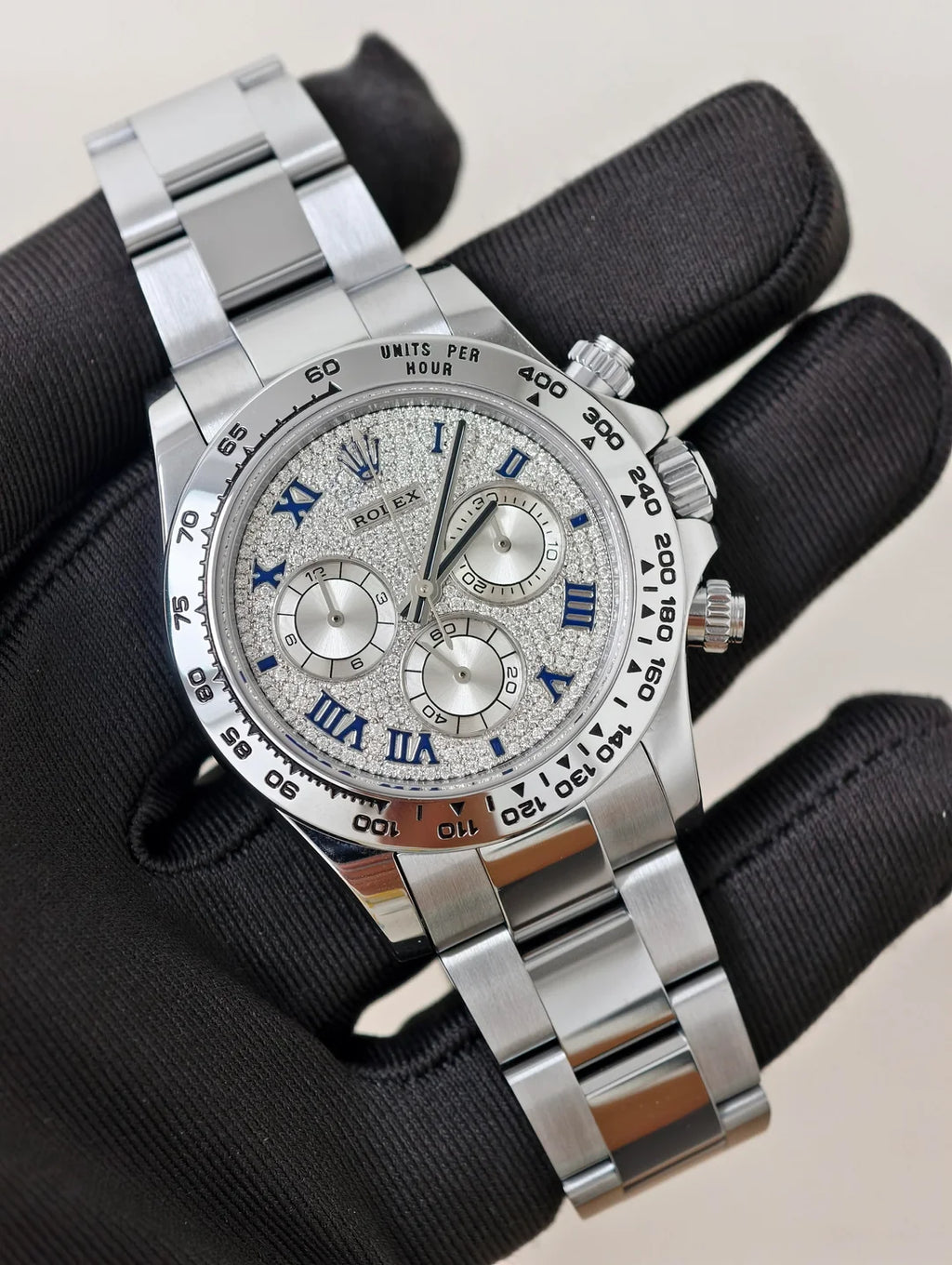 Daytona Moissanite dial