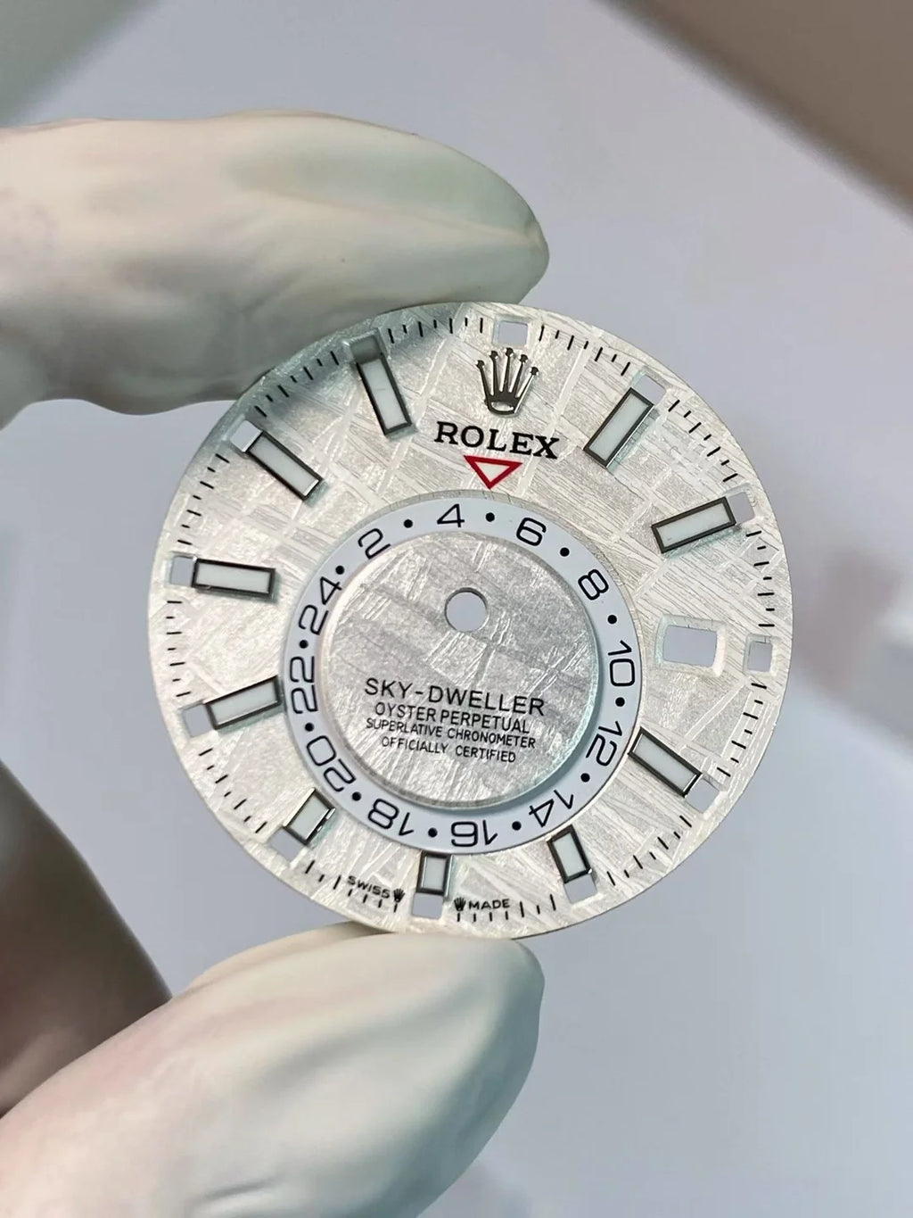 Meteorite dial for Sky-Dweller