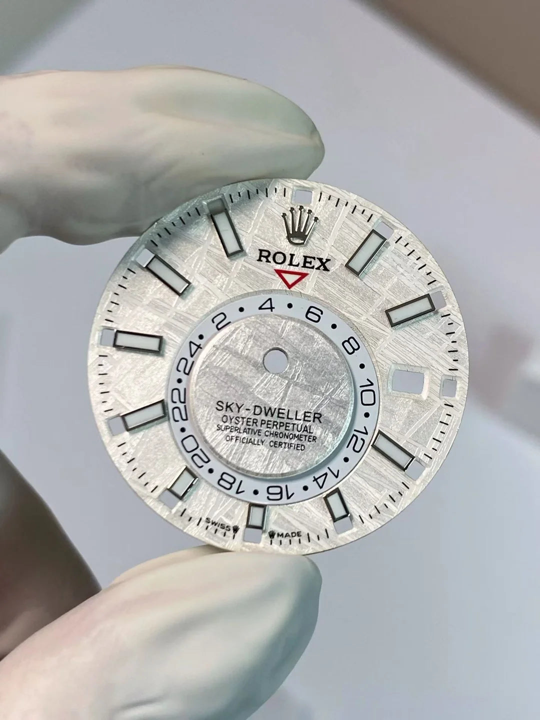 Meteorite dial for Sky-Dweller