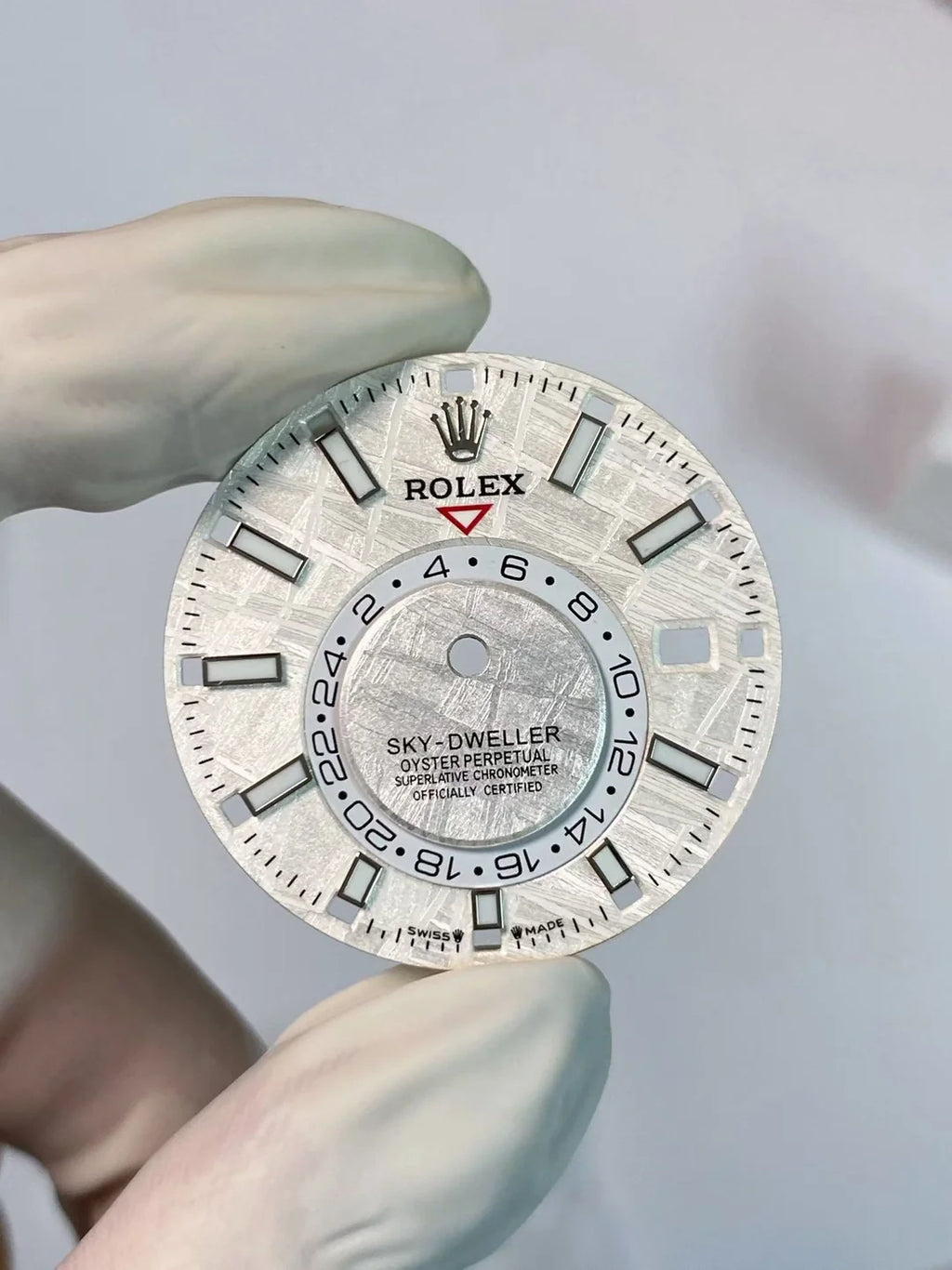 Meteorite dial for Sky-Dweller